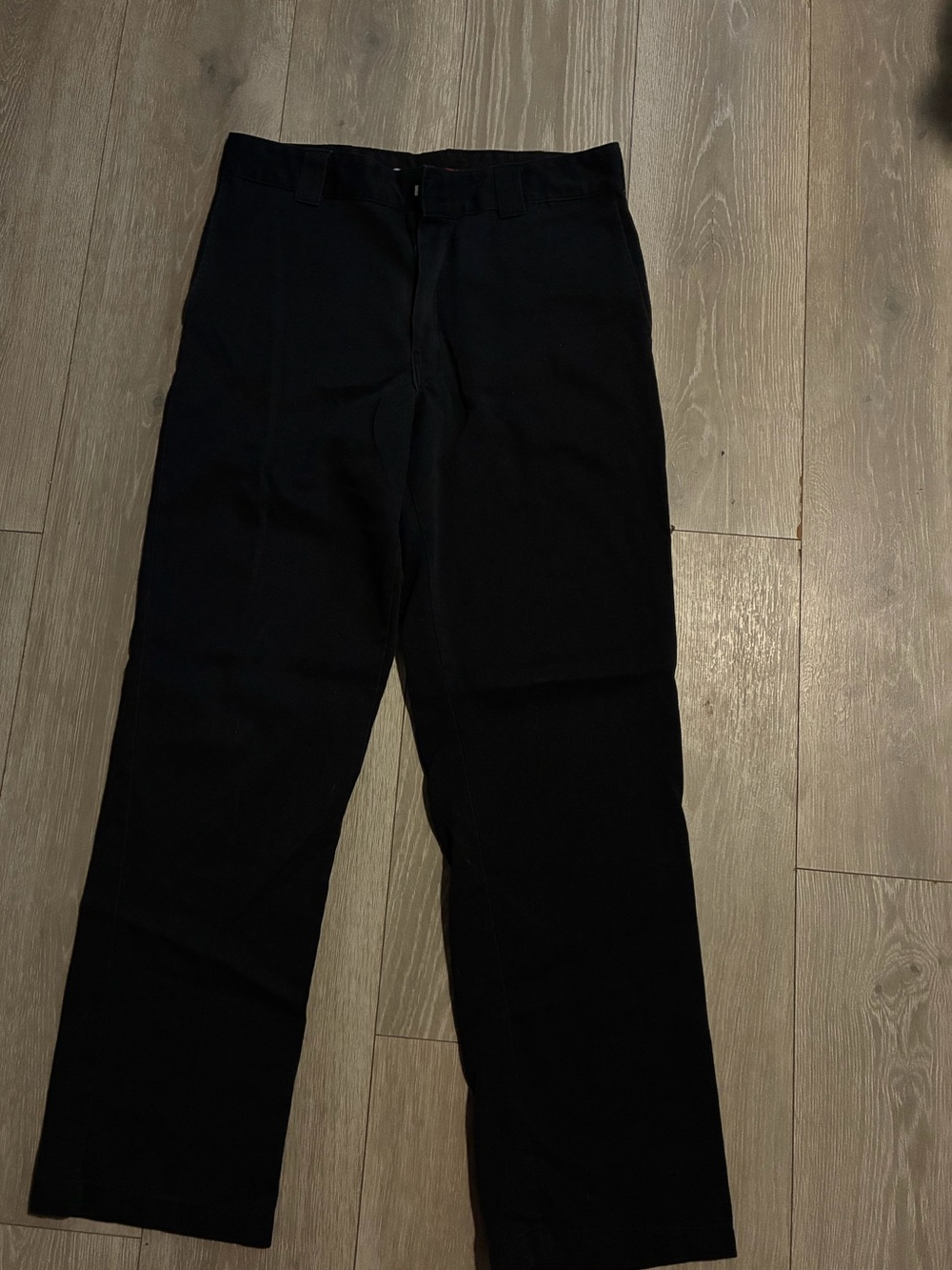 Dickies Men’s Black Straight Work Chinos